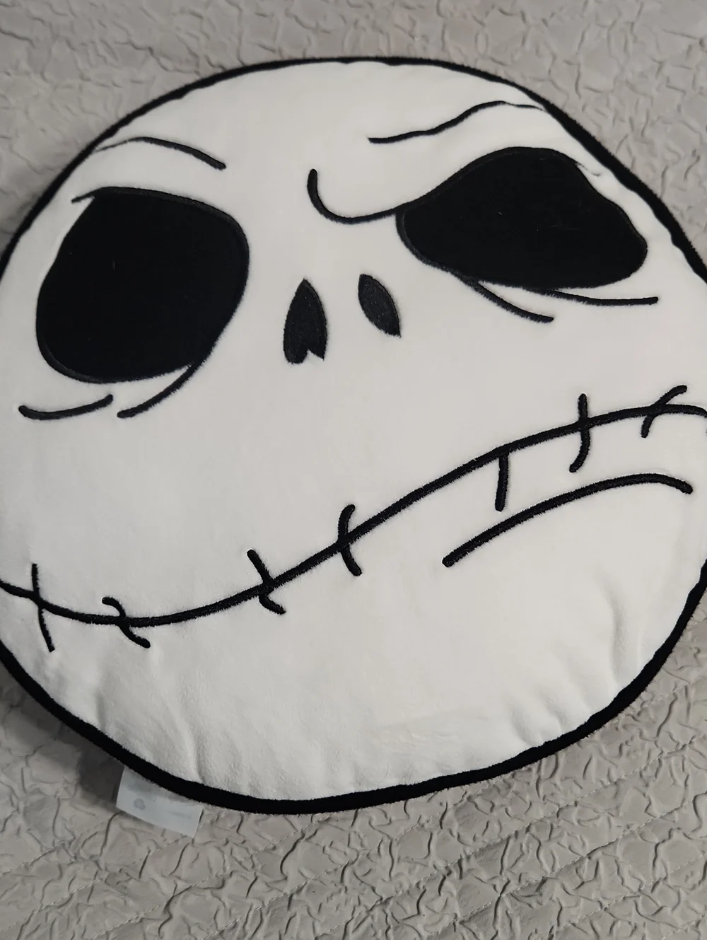 Disney Parks Jack Skelington Face Pillow
